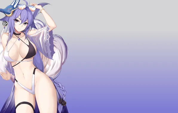 Girl, hot, boobs, anime, pretty, breasts, babe, bikini