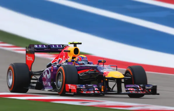 Picture formula 1, the car, race, formula one, red bull, Mark Webber, United States GP