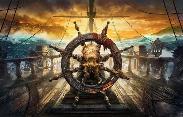 The ocean, Sea, The game, Pirates, Ships, Pirates, Ubisoft, Game
