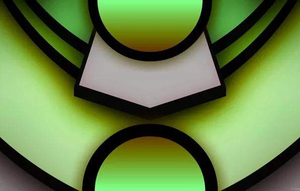 Gradient, backlight, figure