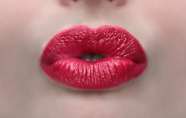 Picture face, background, lips