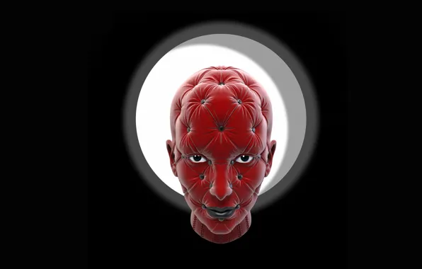 Head, art, Tufted lady, Kate Gricishina, 3d artist