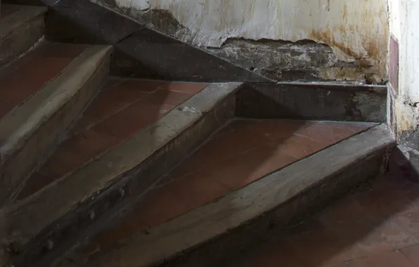 House, ladder, old, Interier