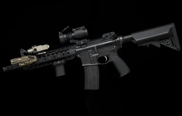 Weapons, AR-15, a semi-automatic rifle