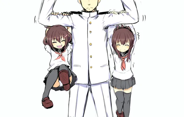 Picture girl, the game, anime, form, guy, admiral, kantai collection, Inazuma