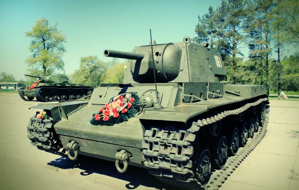 Picture tank, Soviet, KV-1, Klim Voroshilov, heavy