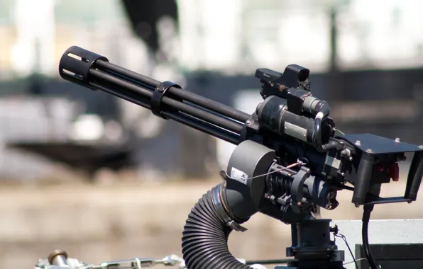 Picture weapons, machine gun, multicore, M134 Minigun