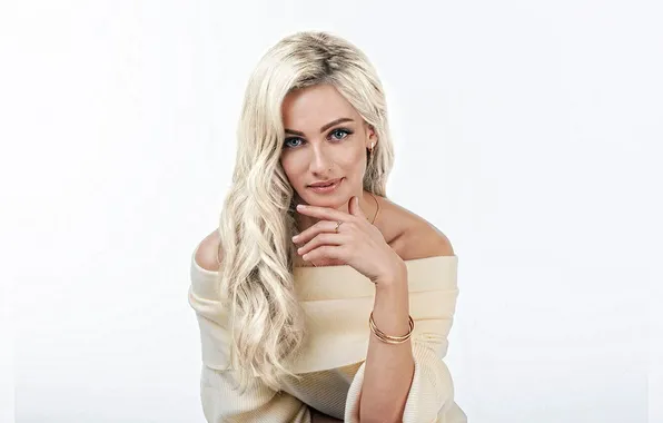 Actress, blonde, beautiful, Polina Maksimova