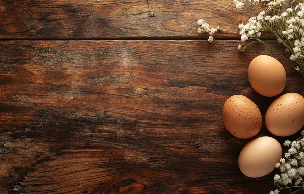 Flowers, holiday, Board, eggs, texture, spring, Easter, white