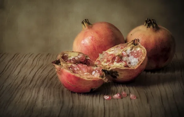 Food, treatment, fruit, still life, garnet, Wallpaper from lolita777, retro style