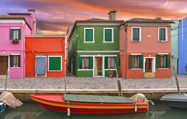 Italy, Venice, Burano island