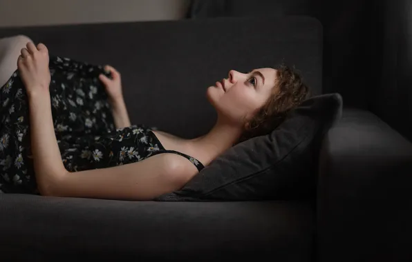 Profile, sponge, curls, Aleks Five, Katherine Becker