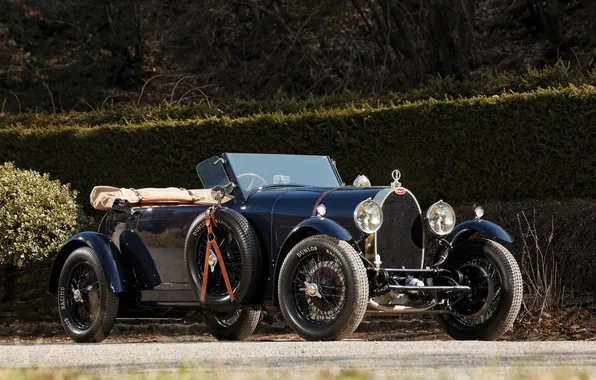 Bugatti, car, Bugatti, vintage, 1929, Open Tourer, 4-seat, Type 44