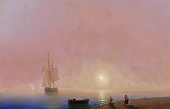 Goodbye, (1817-1900), Ivan AIVAZOVSKY, 1869