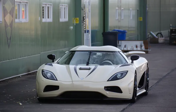 Koenigsegg, White, Agera