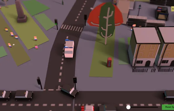 Auto, the city, street, render