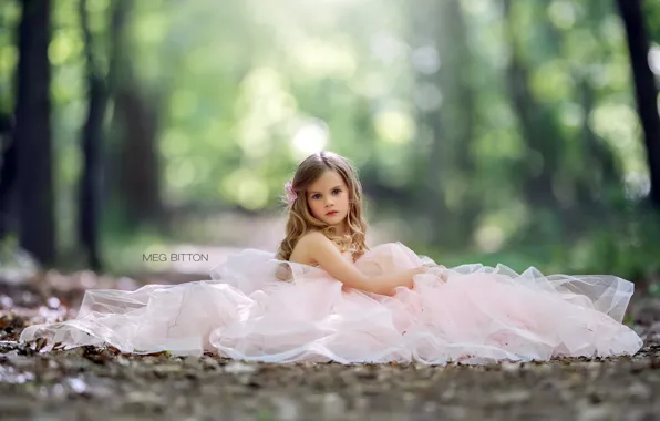 Picture look, nature, girl