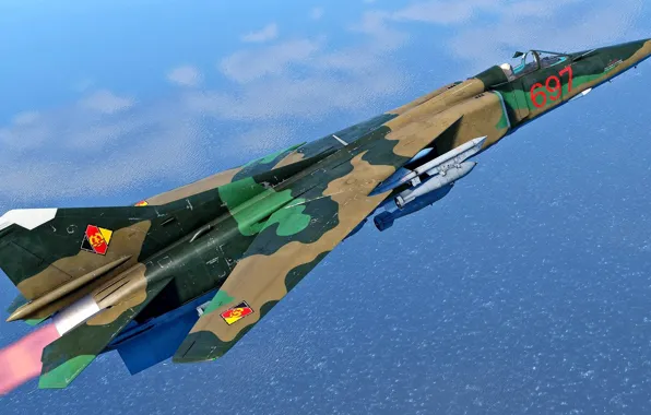 USSR, Fighter-bomber, OKB MiG, OF THE AIR FORCE OF THE GDR, MiG-23BN