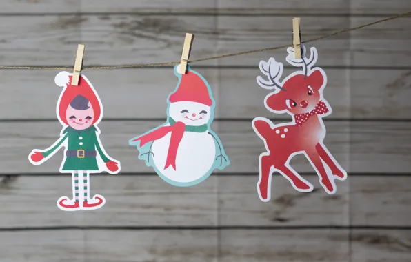 Christmas, New year, figures, Christmas decorations, Christmas decorations, new year decorations