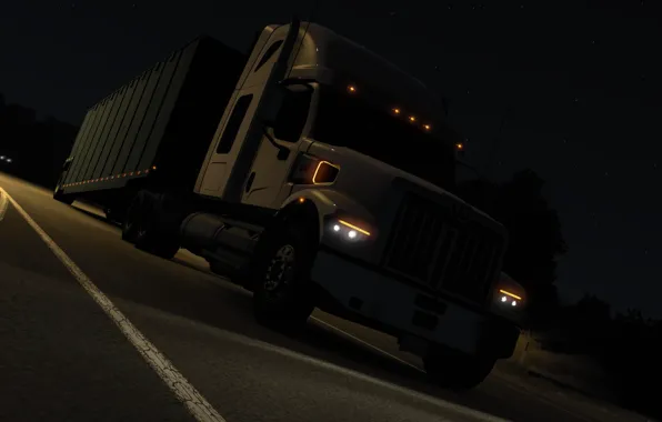 Wallpaper truck, ats, rig, american truck simulator images for desktop ...