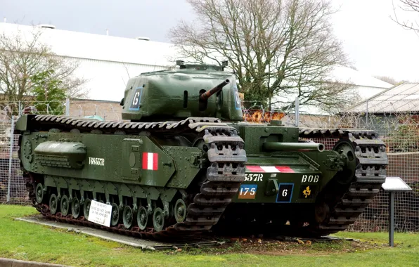 Picture British, WW2, heavy, infantry tank, Churchill Mark II