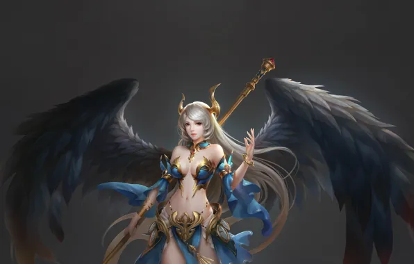 The game, wings, art, costume, staff, level, LVL