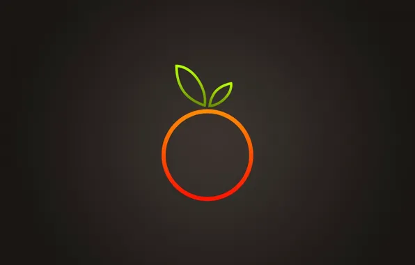 Background, Orange, Leaf