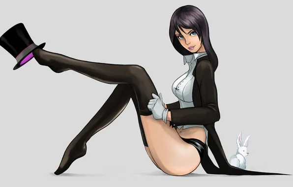 Rabbit, beautiful, DC comics, Zatanna, the magician