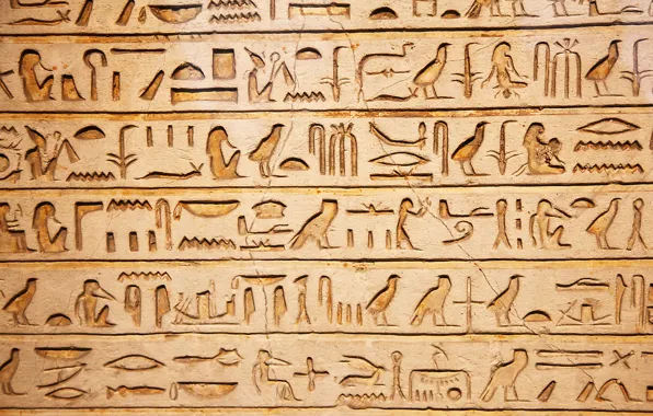 Picture wall, hieroglyphic, Egyptian, meaning