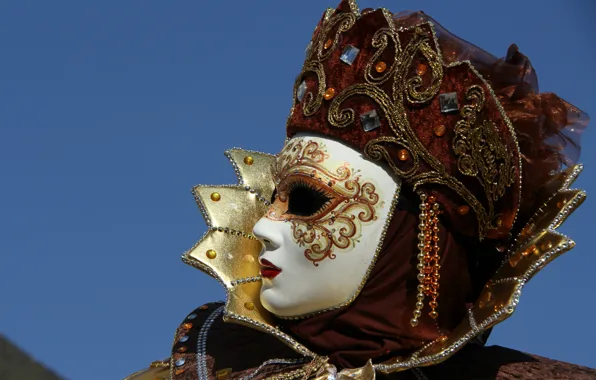 Mask, costume, Venice, carnival