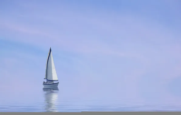 Picture sea, nature, boat