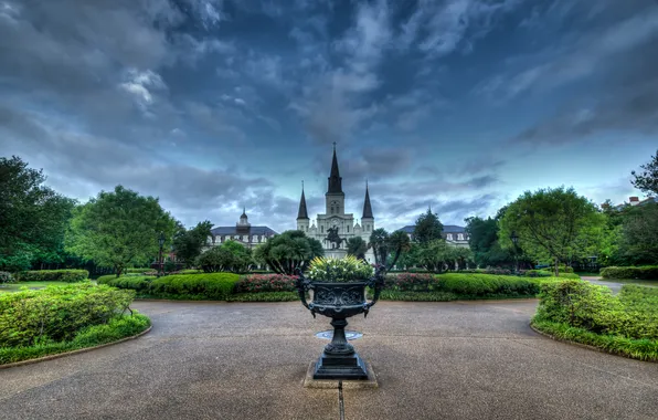 Picture HDR, ACKSON SQUARE, NEW ORLEANS