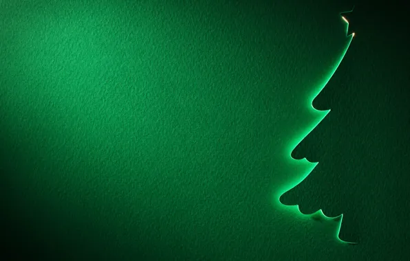 Picture star, tree, new year, texture, silhouette, green