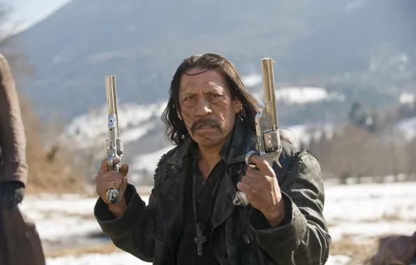 Danny Trejo, Danny Trejo, Western, revolvers, Dead in Tombstone, Guerrero, Dead of Tombstone