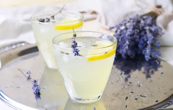 Picture lemon, lavender, lemonade