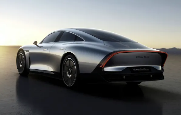 Picture coupe, Mercedes-Benz, 2022, Vision EQXX Concept, tail of the rear overhang