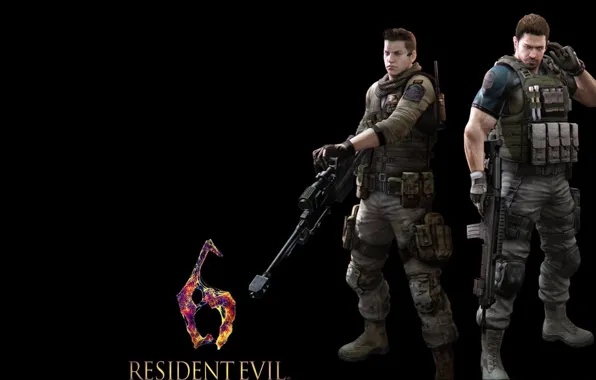 Wallpaper, gun, pistol, game, soldier, weapon, Resident Evil, man