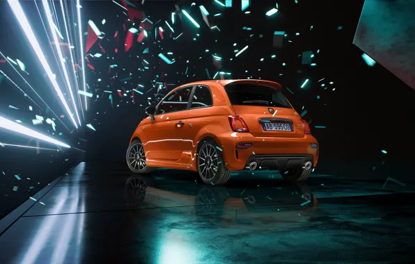 Picture Abarth, Abarth 595, 2023, Sadie, Orange livery, Orange livery