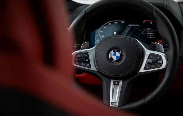 Picture black, coupe, BMW, the wheel, Gran Coupe, 2020, 8-Series, 2019