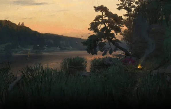 Nature, game, landscapes, the game, game, landscape, nature, castle