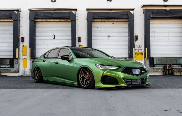 Green, Type S, Acura, Garage, TLX, Acura TLX