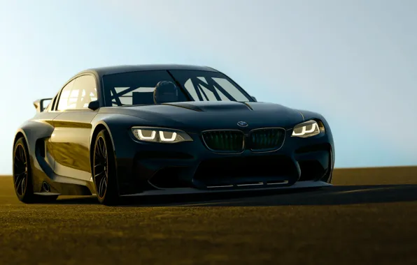 Picture rendering, background, BMW, the front