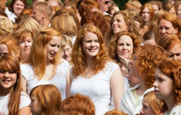Different, women, redheads