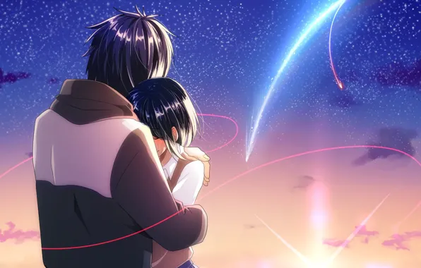 Kimi no nawa, anime, romance, HD phone wallpaper