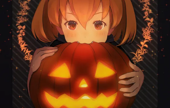 Girl, Halloween, Jack, Serval, Kemono Friends