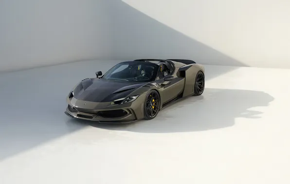 Ferrari, Front, Novitec, Super Car, Side View, Tuning Car, Novitec Ferrari, Ferrari 296 GTS