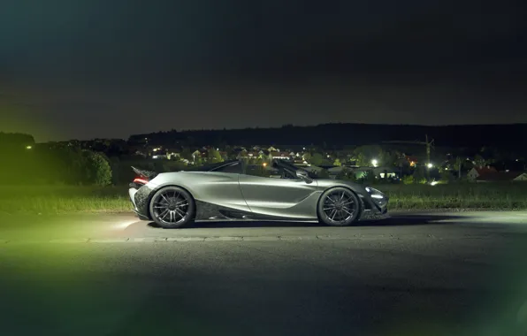 Picture McLaren, supercar, side view, Spider, Novitec, 720S, 2019