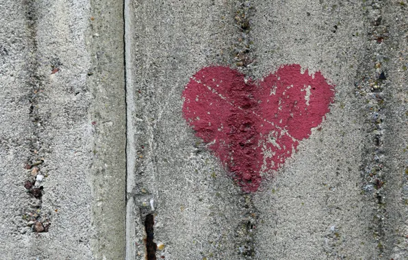 Background, wall, heart