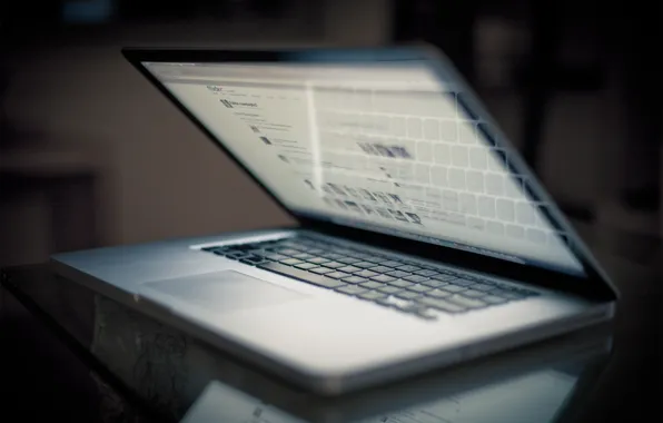 Table, Apple, keyboard, laptop, MacBook Pro