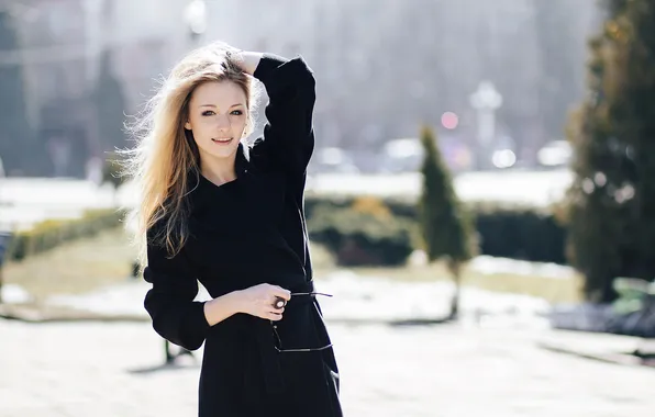 Girl, woman, beautiful, slender, long-haired